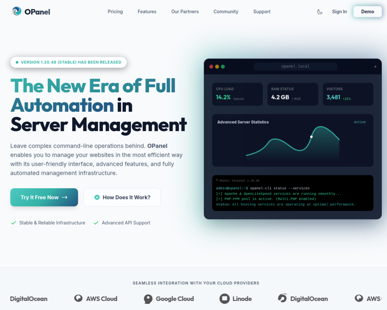 opanel.net Preview