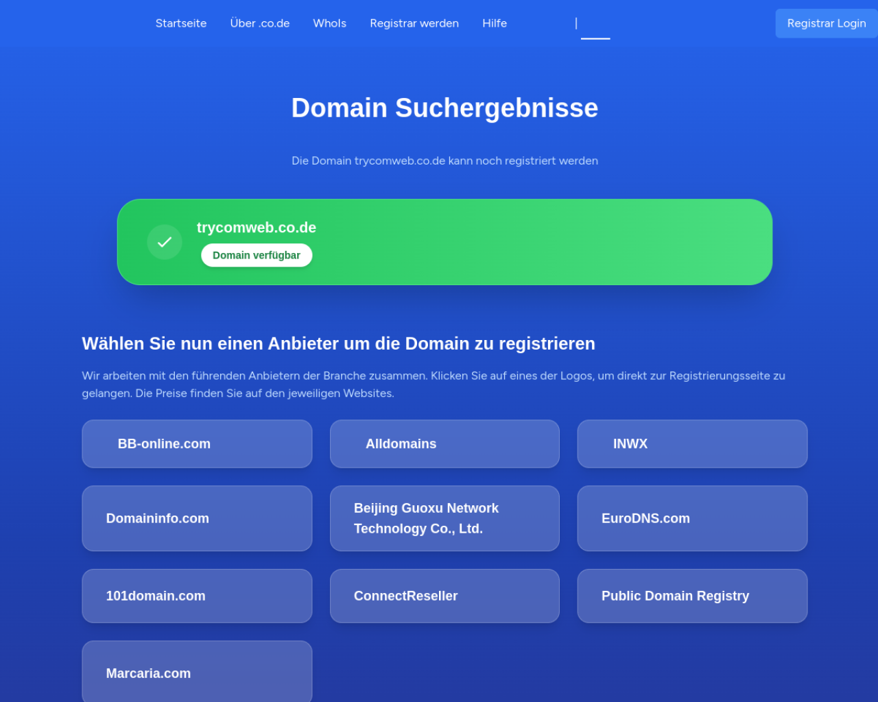 trycomweb.co.de Preview
