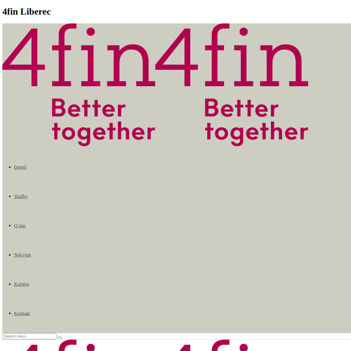 4fin Liberec website