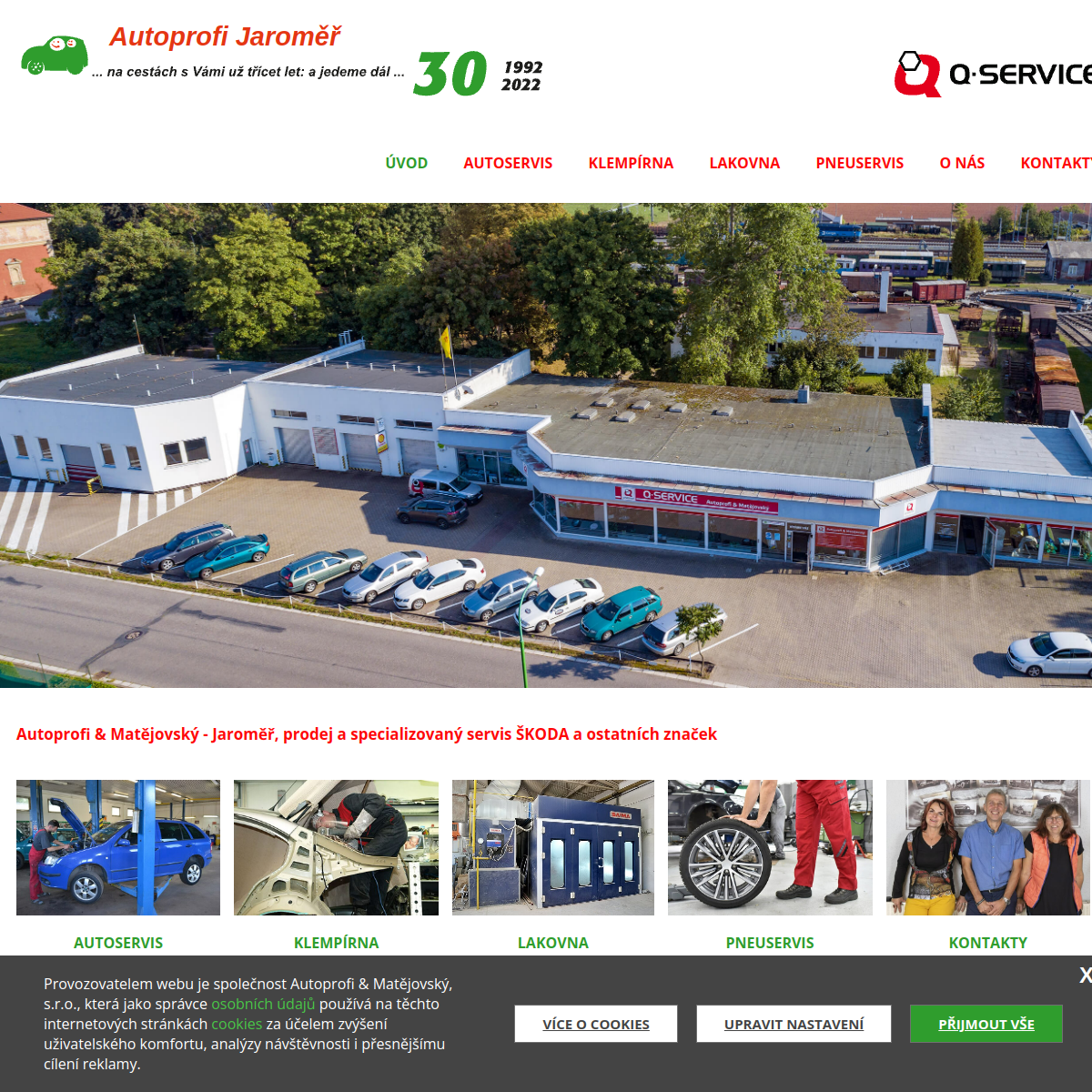 Autoprofi & Matějovský website