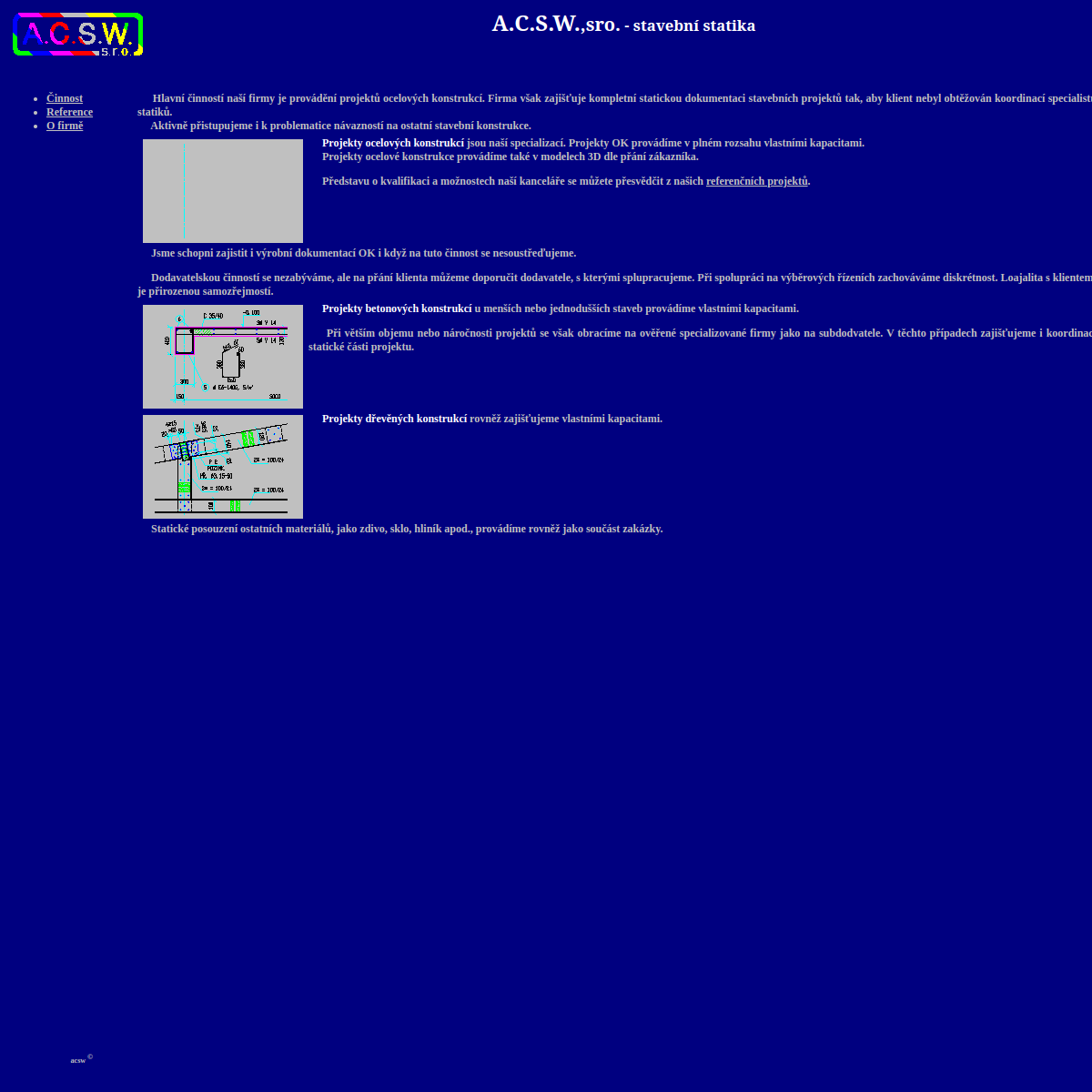 A.C.S.W., s.r.o. website