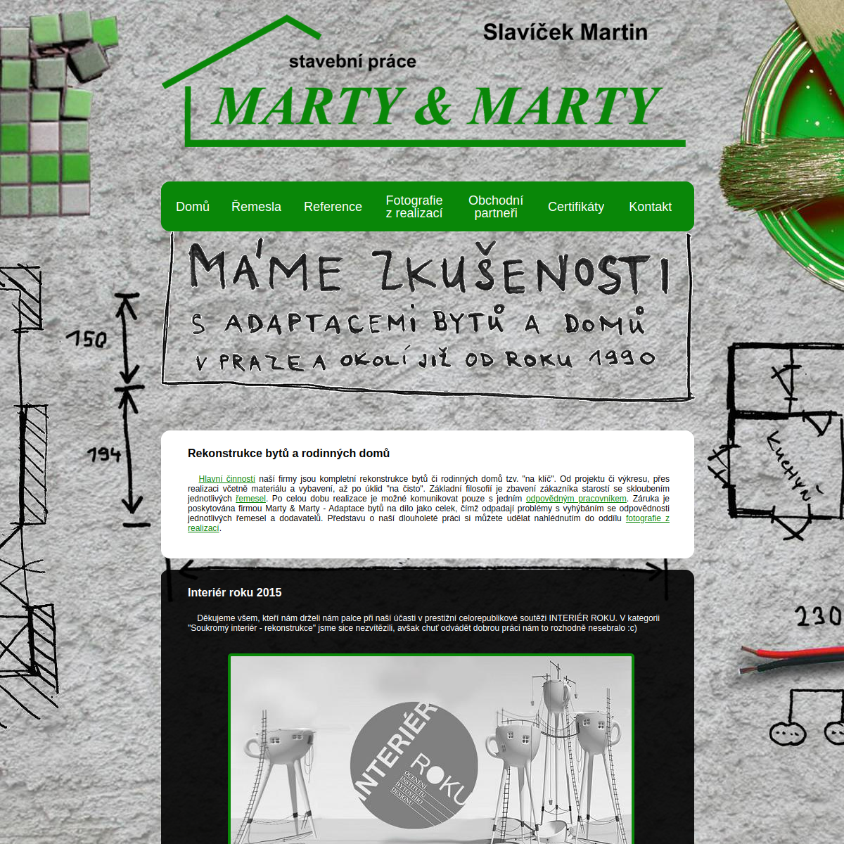 Marty & Marty website