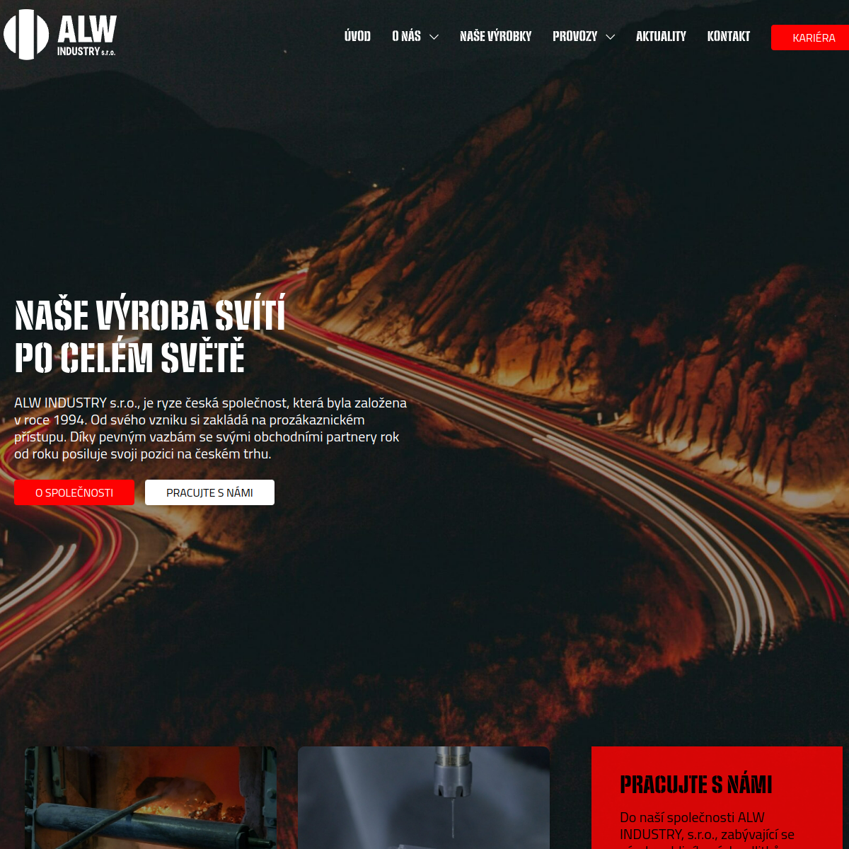 ALW INDUSTRY, s.r.o. website