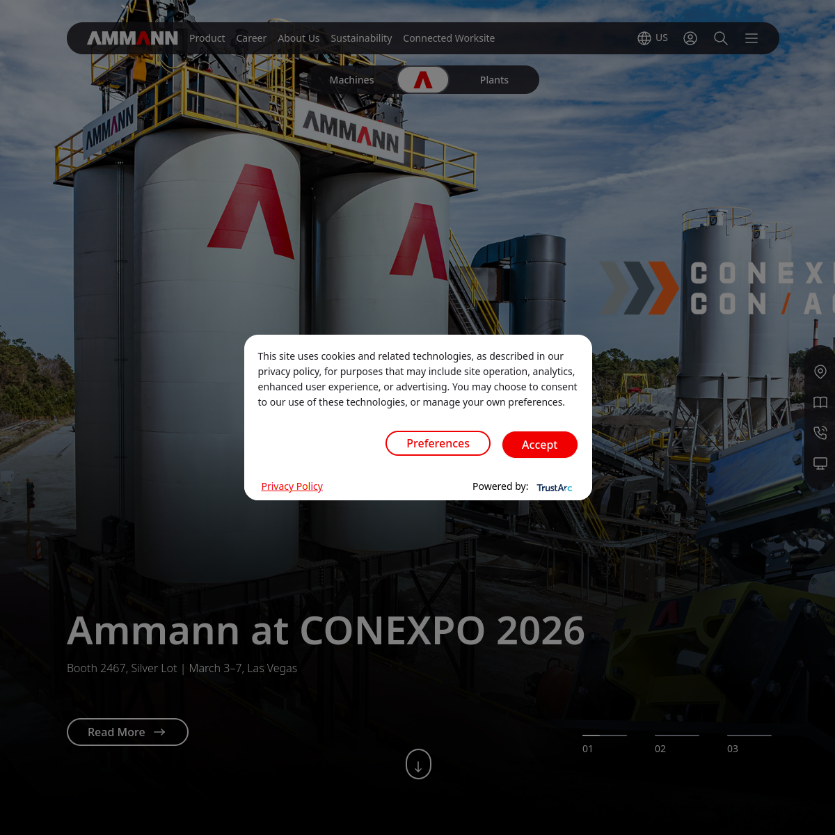 Ammann website