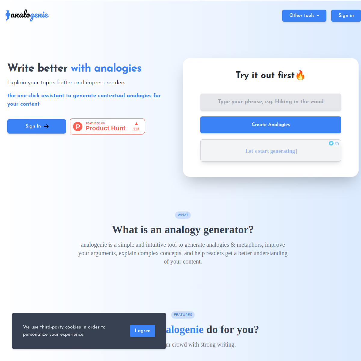 Analogenie screenshot 1
