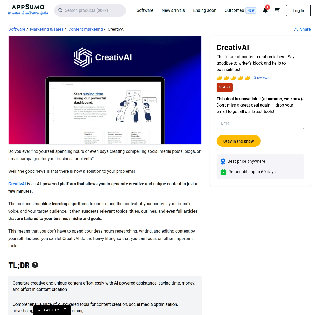 CreativAI screenshot 2