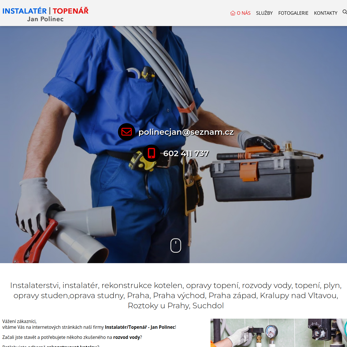 AQ Instalace website