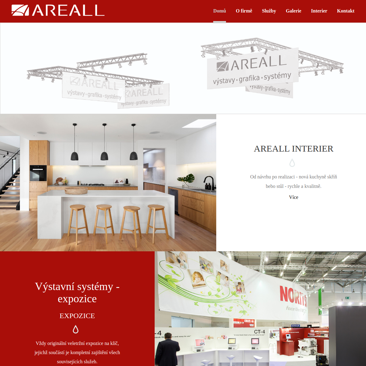 AREALL, spol. s r.o. website