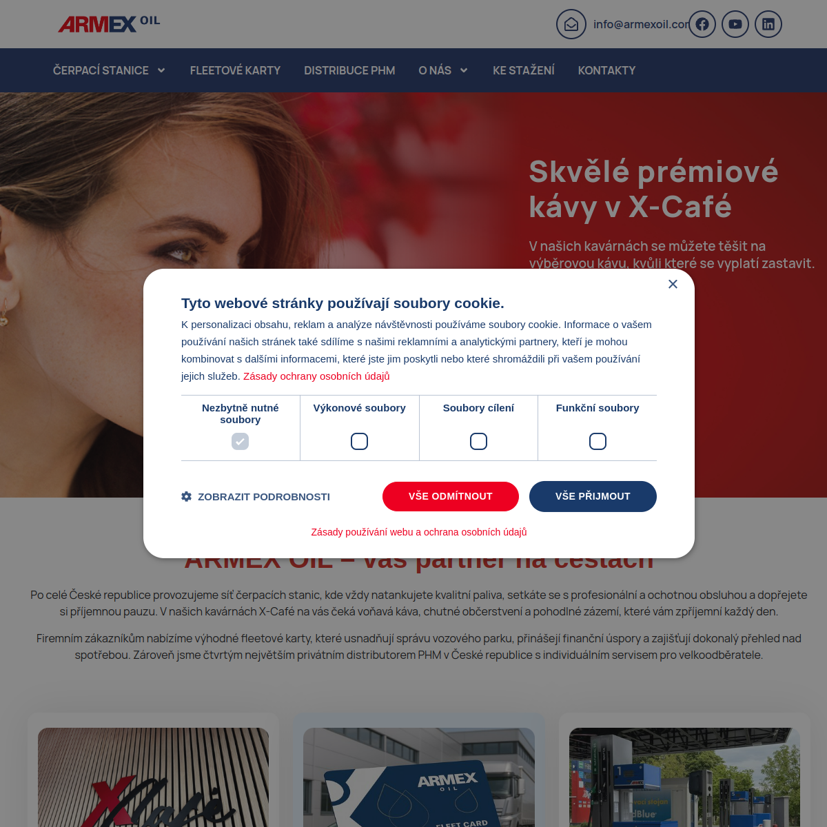 ARMEX Oil website