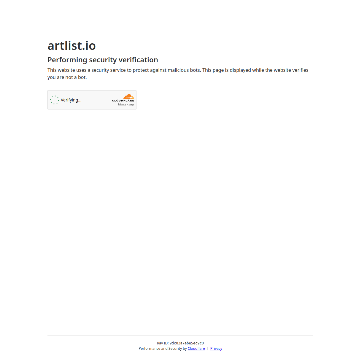 Artlist screenshot 1