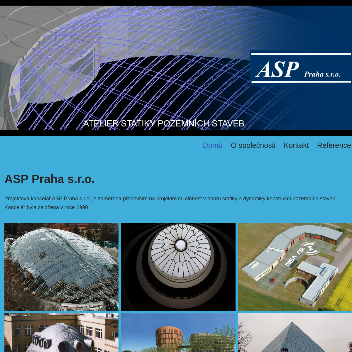 ASP Praha, s.r.o. website