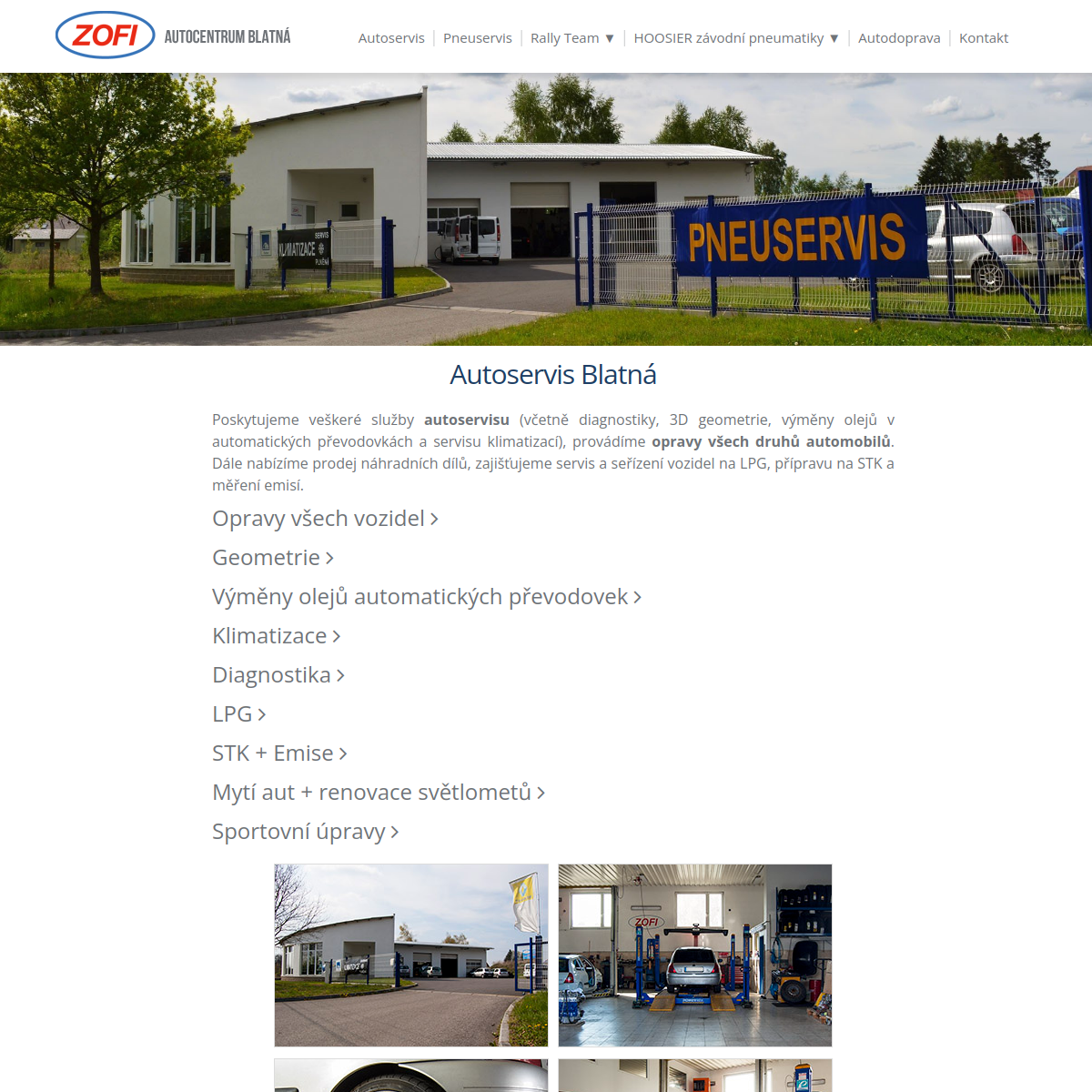Autocentrum ZOFI - Václav Stejskal website