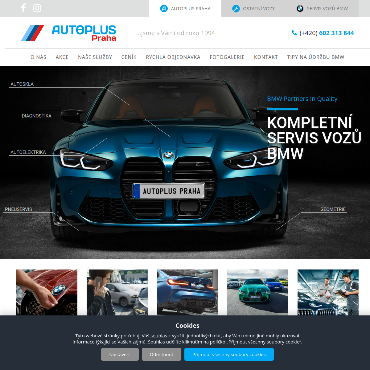 AUTOPLUS Praha website