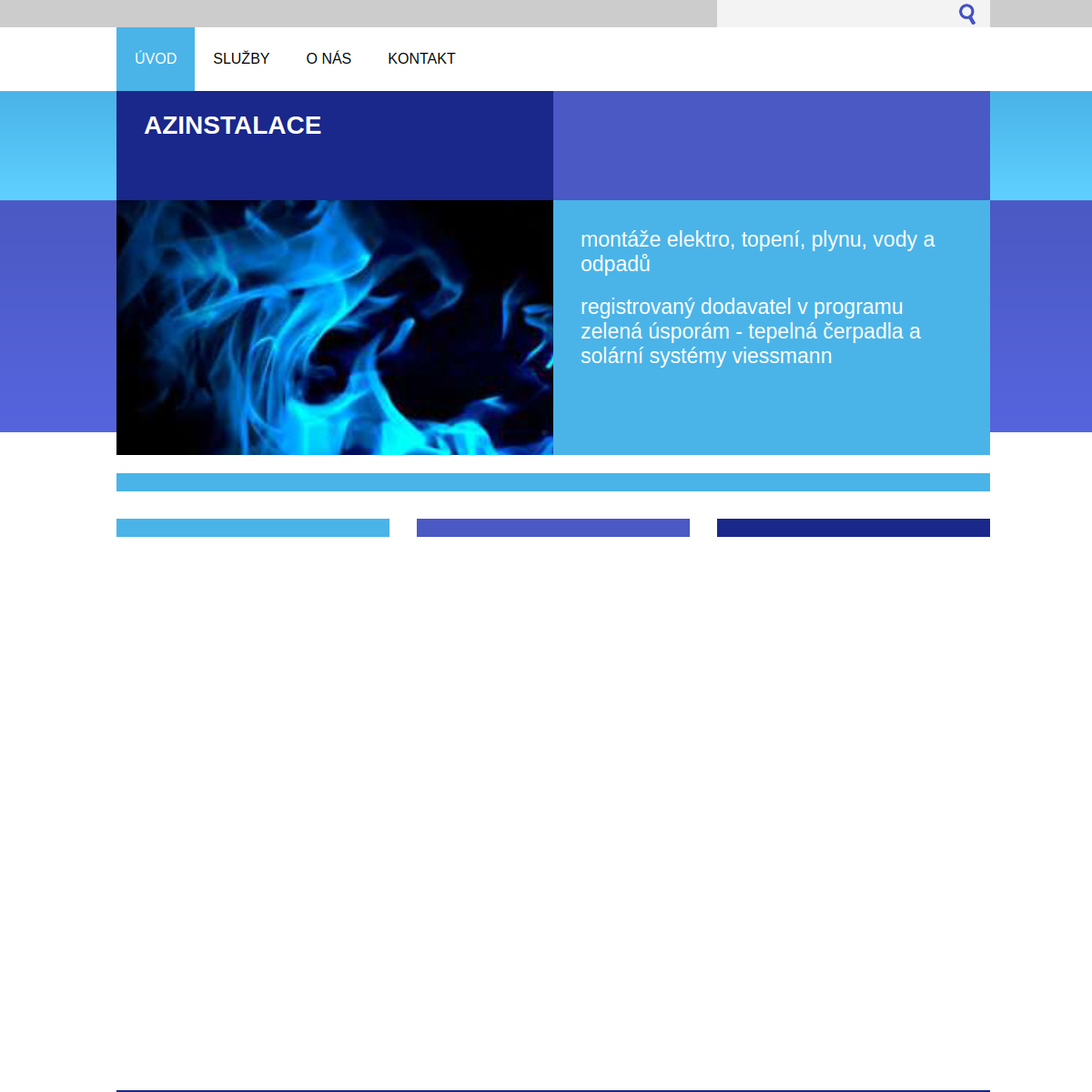 Azinstalace website