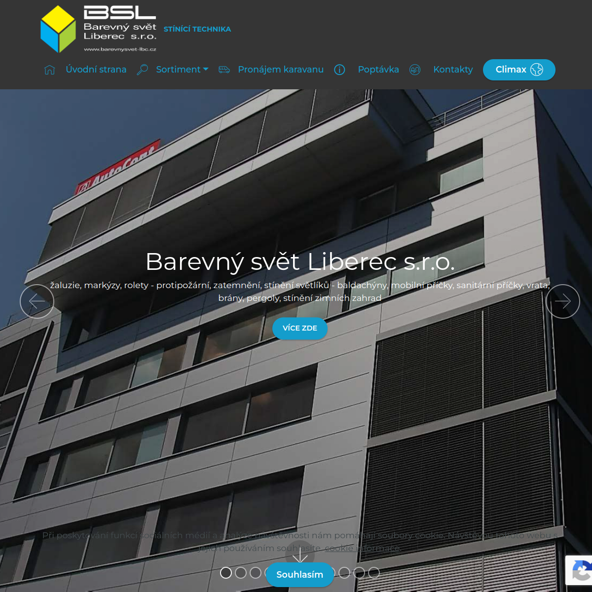 Barevný svět Liberec, s.r.o. website