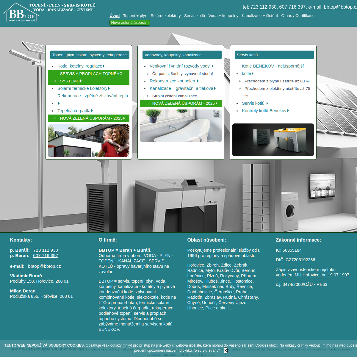 B&B TOP - Milan Beran website