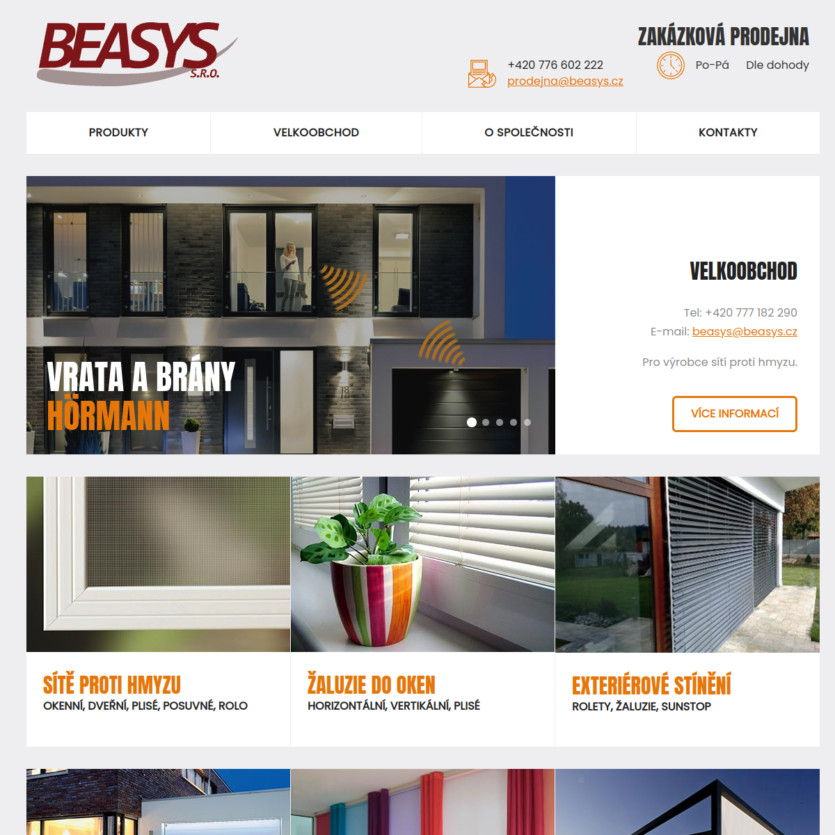 BEASYS, s.r.o. website