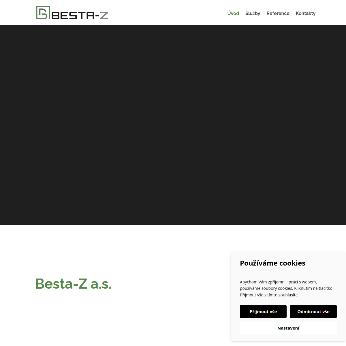 Besta-Z, a.s. website