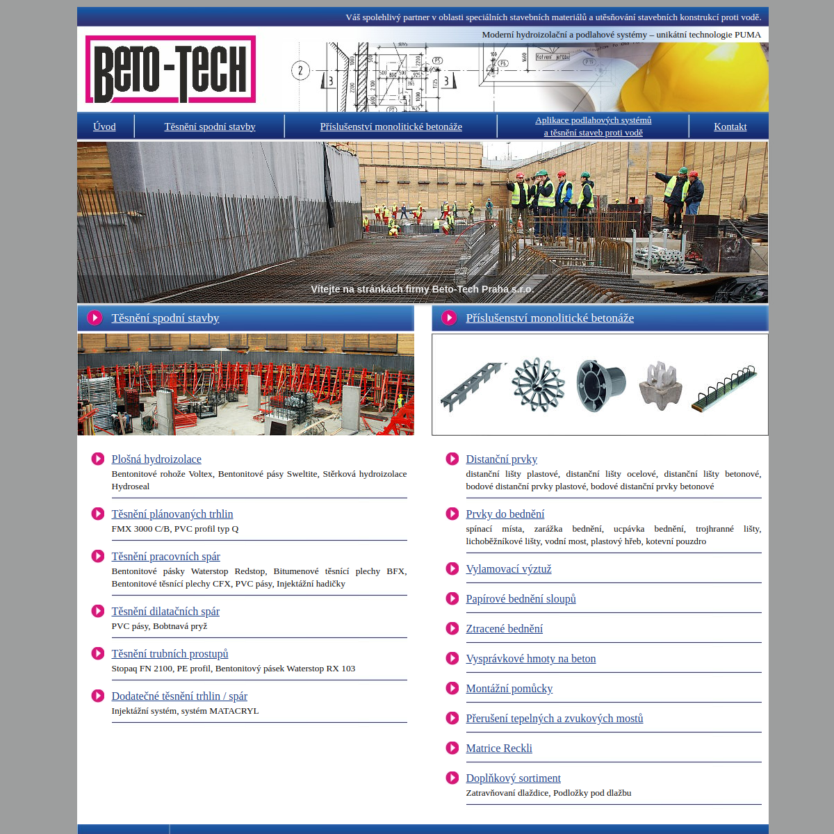 Beto -Tech Praha, s.r.o. website