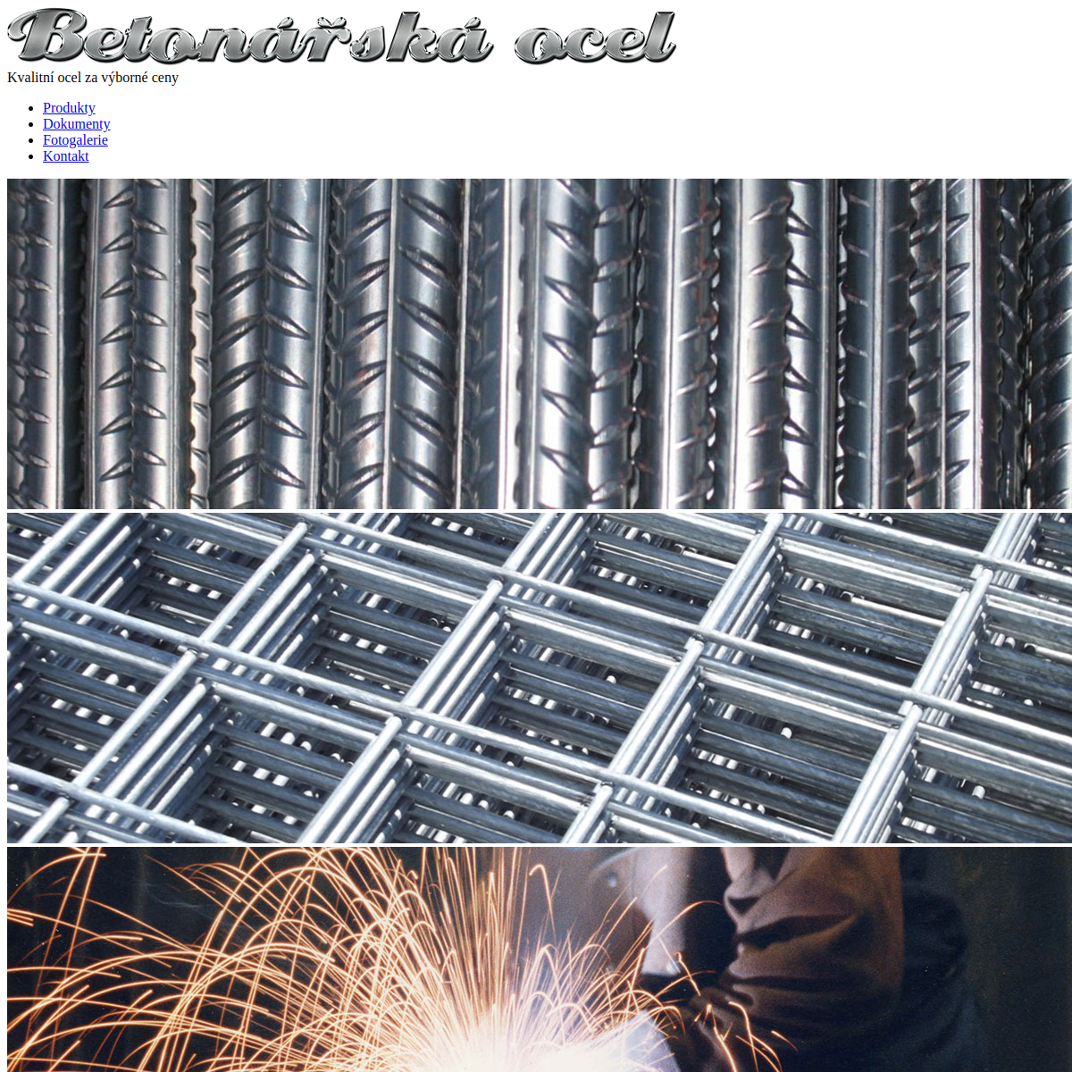 Betonářská ocel website