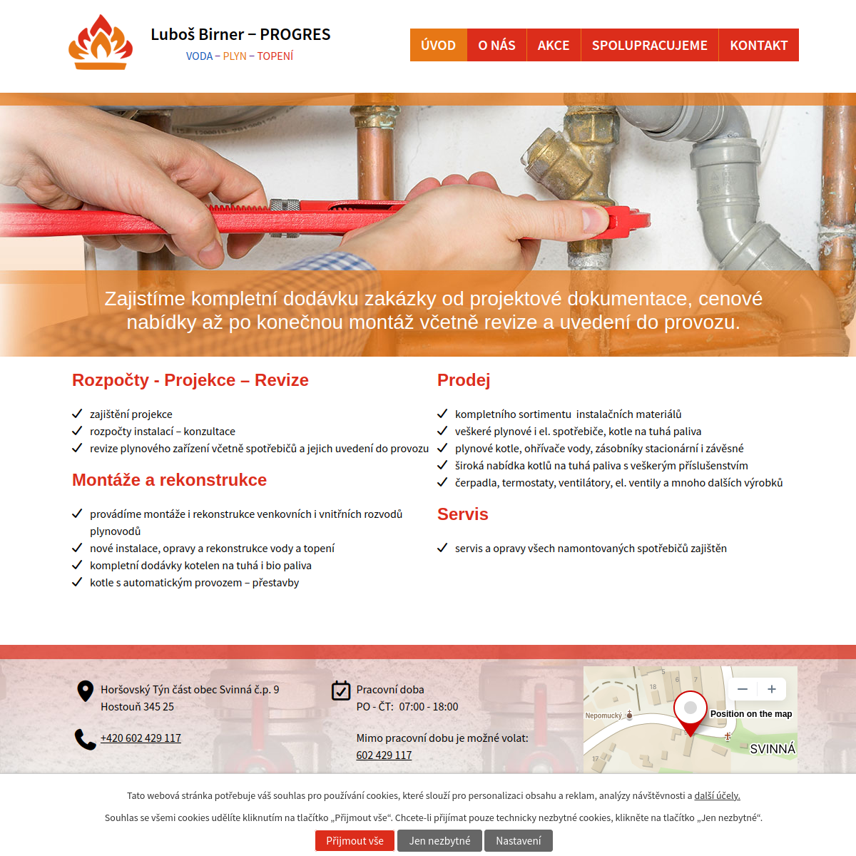 Luboš Birner - PROGRES website