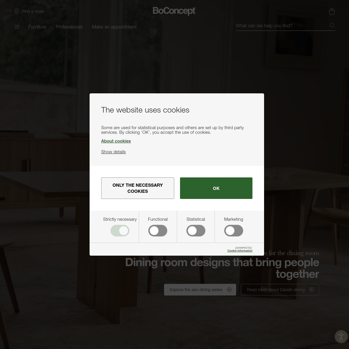 BoConcept website