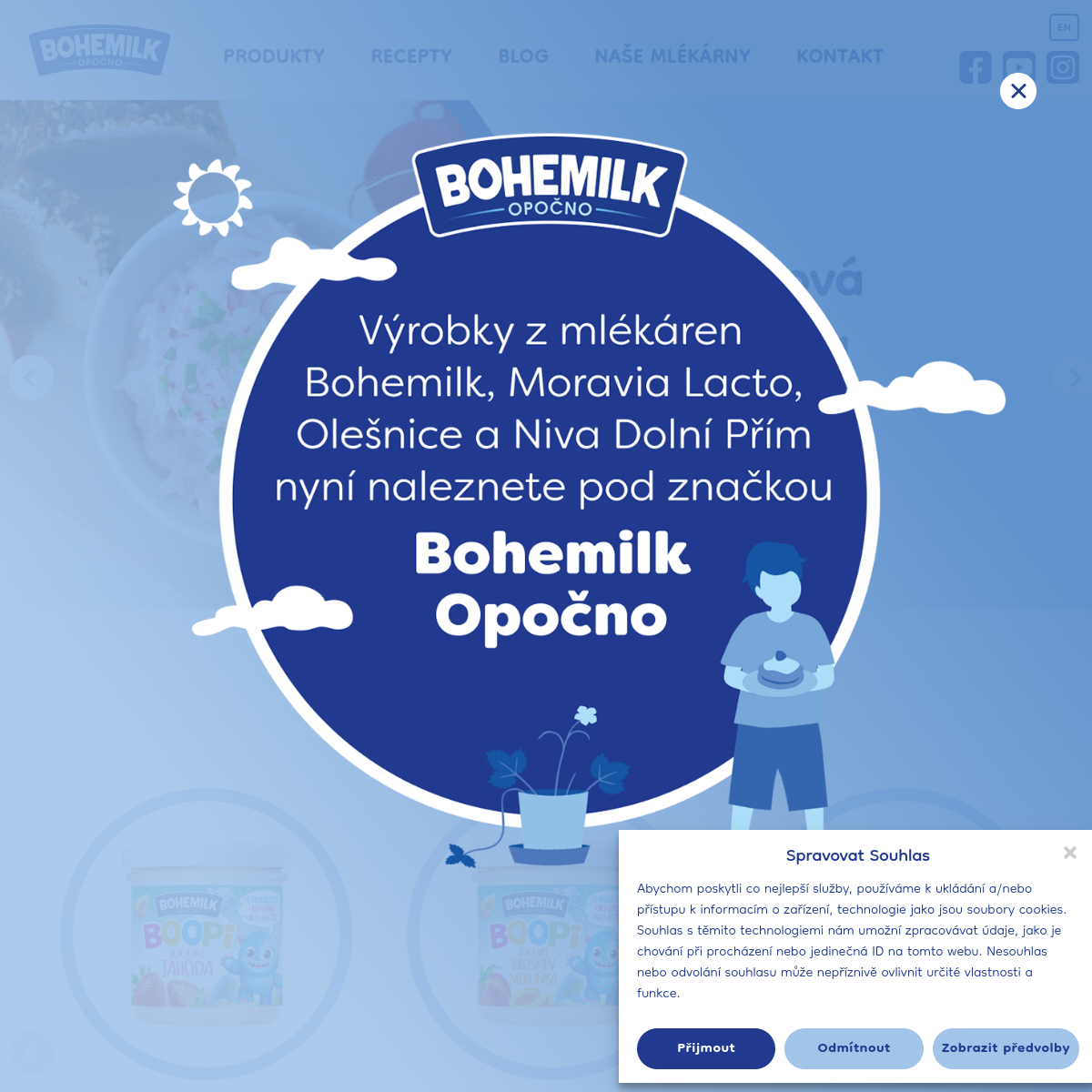 LACTO MORAVA, a.s. website