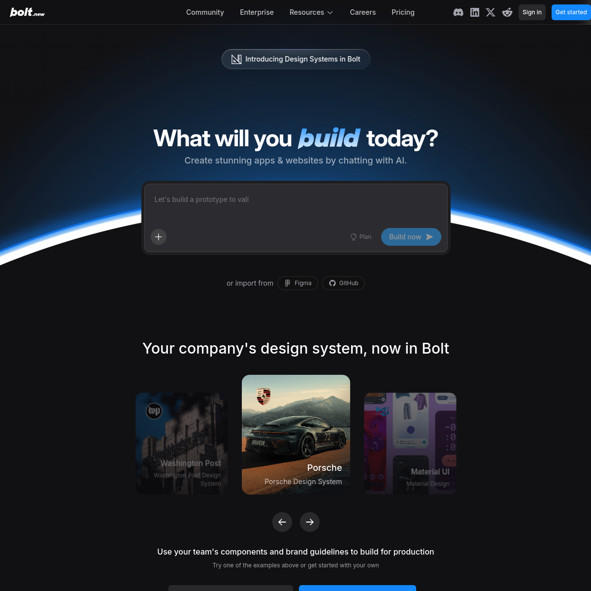 Bolt.new screenshot 2