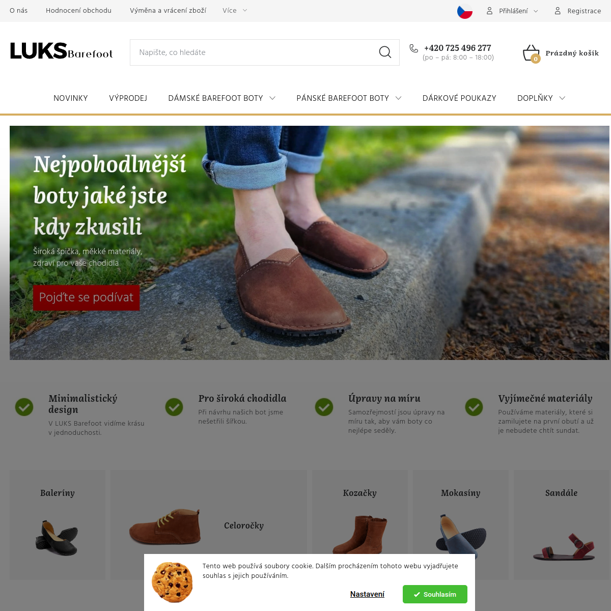Botyluks.cz website