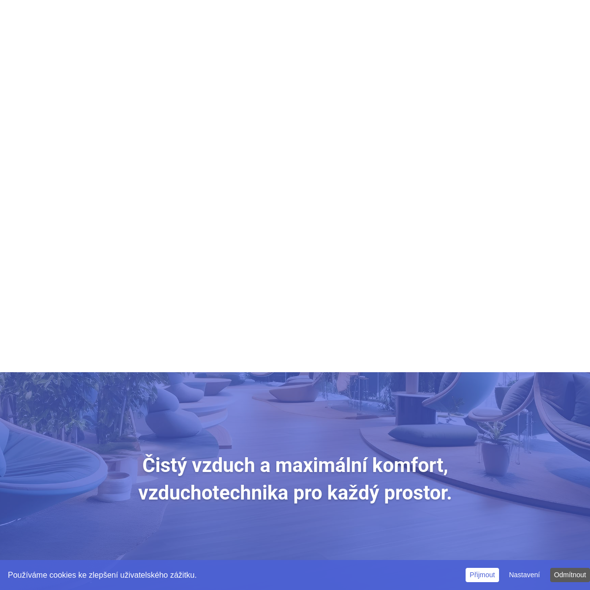 BRABEC vzduchotechnika website