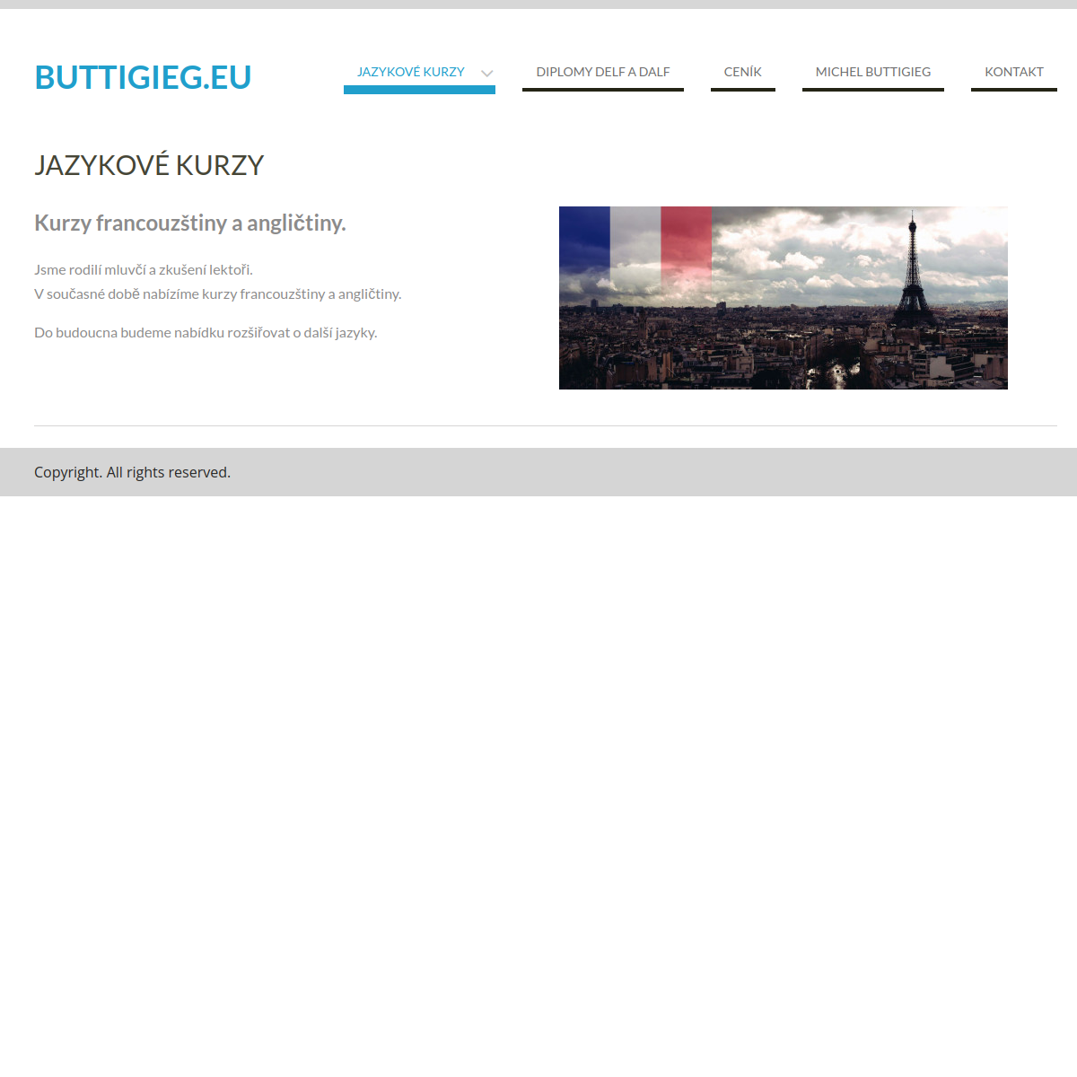 Michel Buttigieg kurzy s rodilým mluvčím francouzštiny website