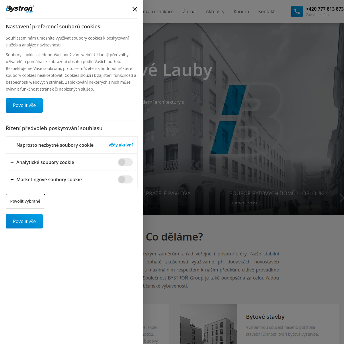 BYSTROŇ Group website