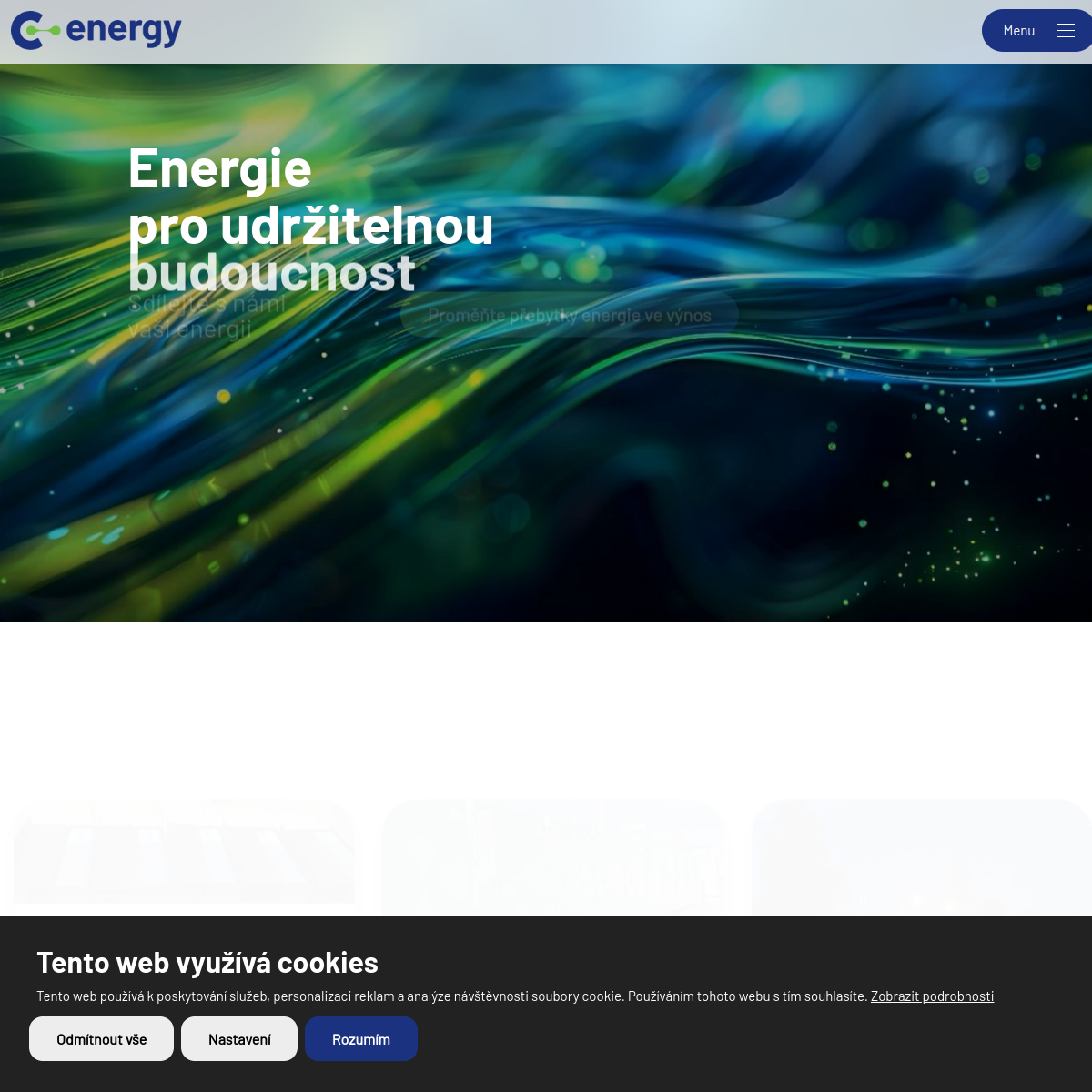 C-energy s.r.o. website