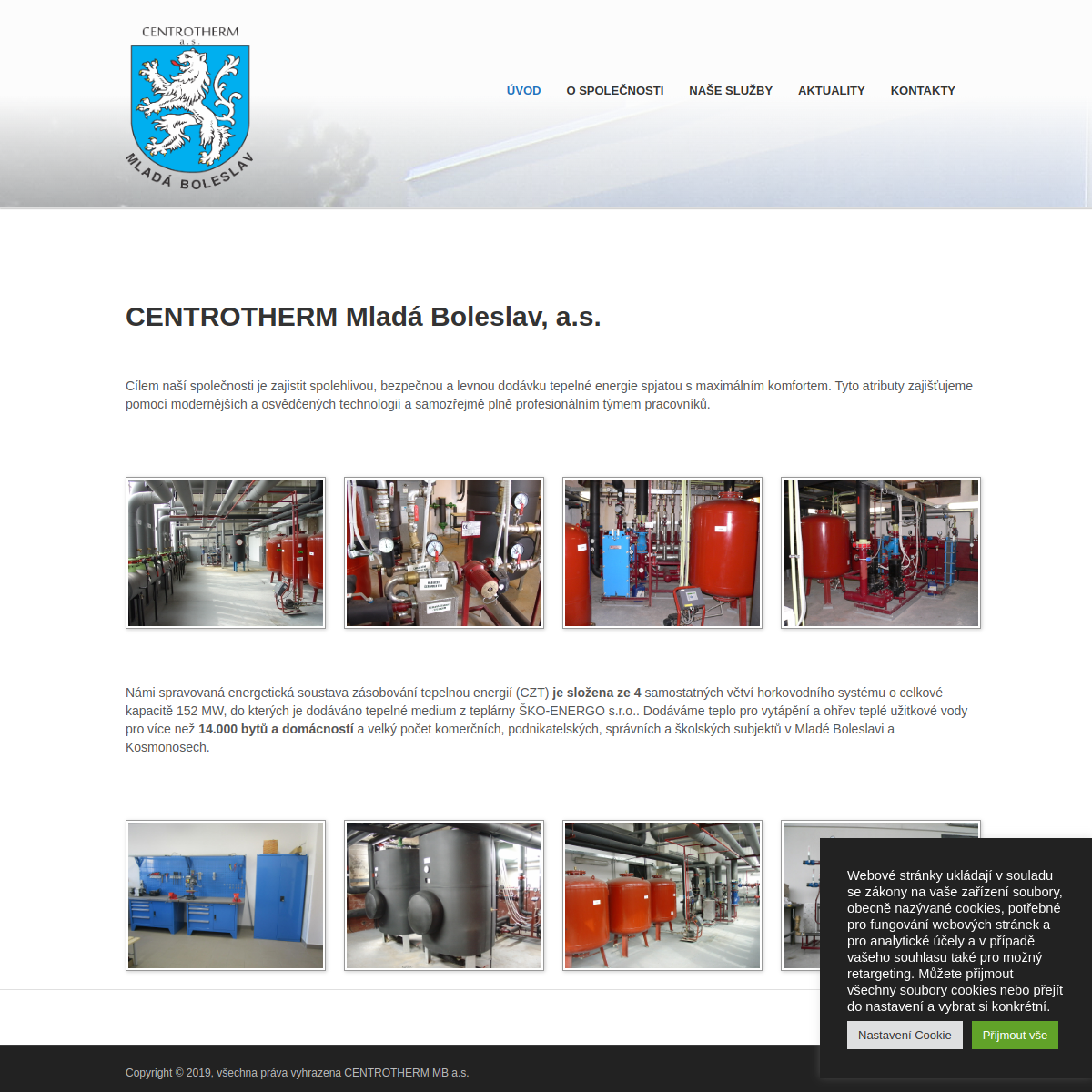 CENTROTHERM Mladá Boleslav, a.s. website