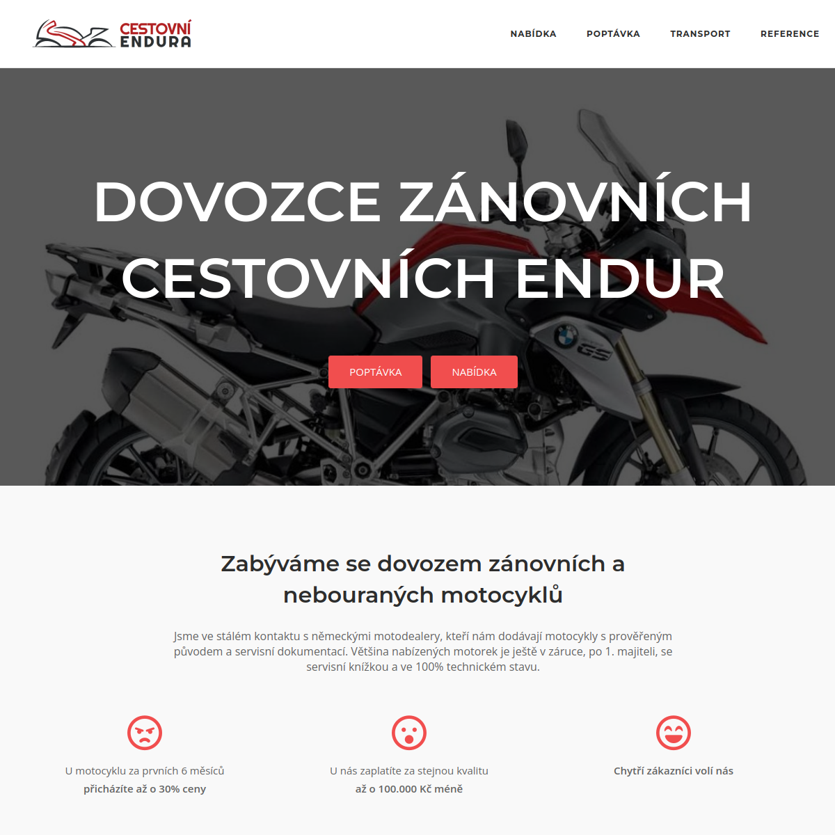 Cestovní Endura website