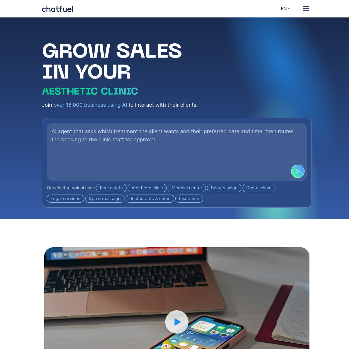 Chatfuel AI screenshot 1