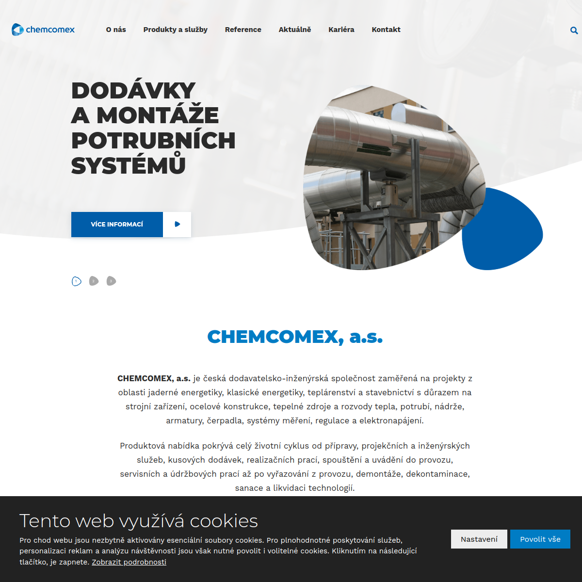 CHEMCOMEX, a.s. website