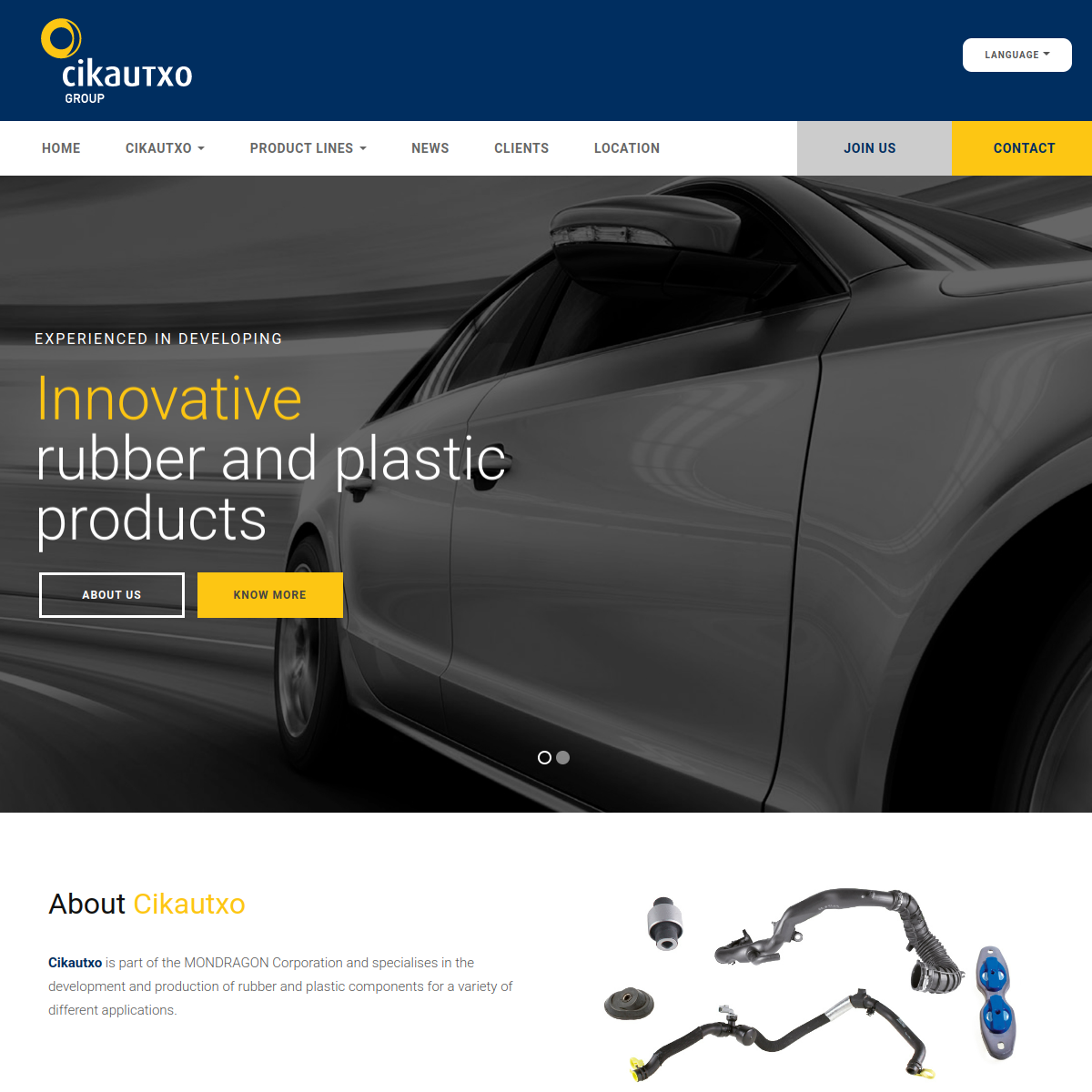 CIKAUTXO CZ, s.r.o. website
