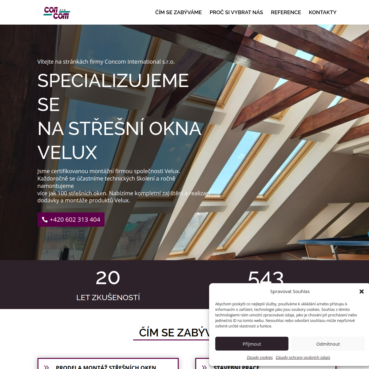 CONCOM INTERNATIONAL, s.r.o. website