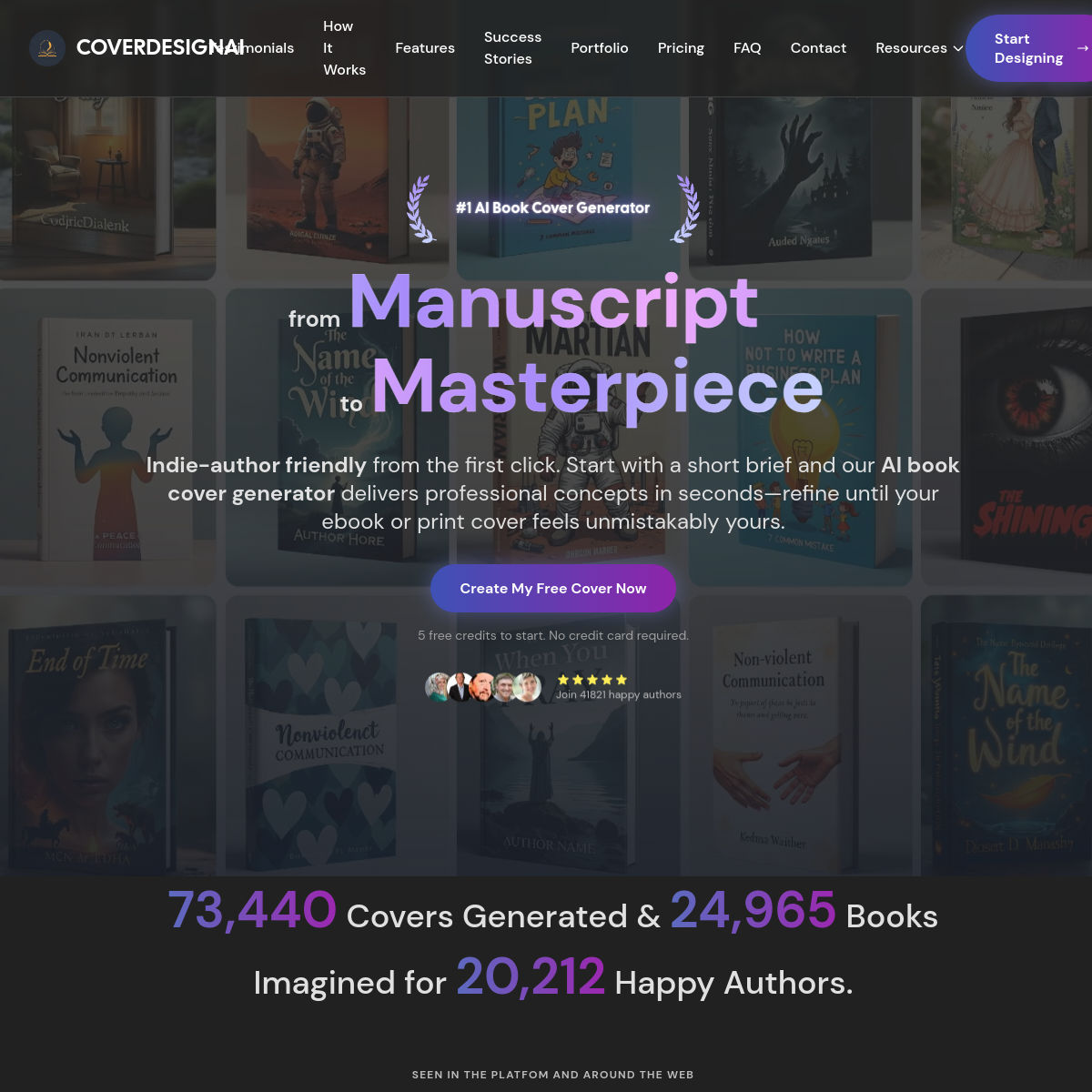 CoverDesignAI screenshot 2