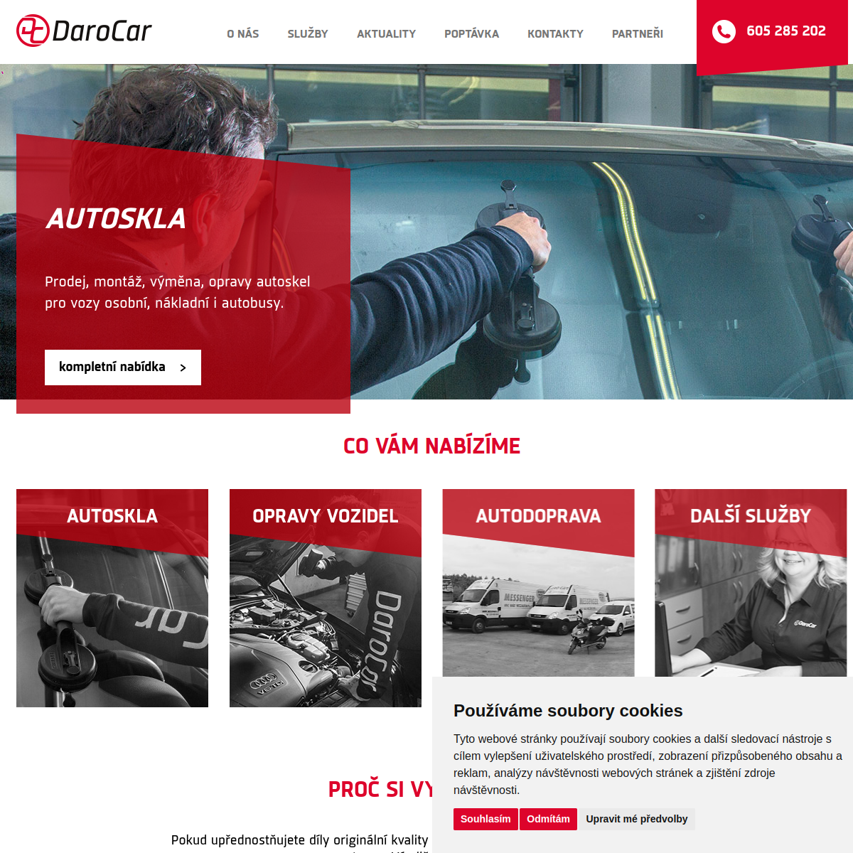 Autoskla - DARO CAR, s.r.o. website