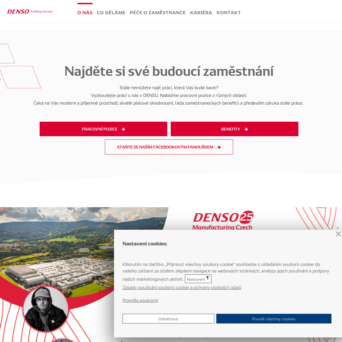 DENSO MANUFACTURING CZECH, s.r.o. website