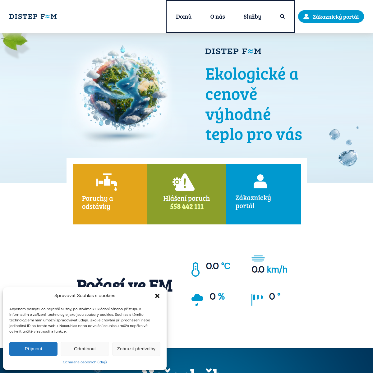 DISTEP, a.s. website