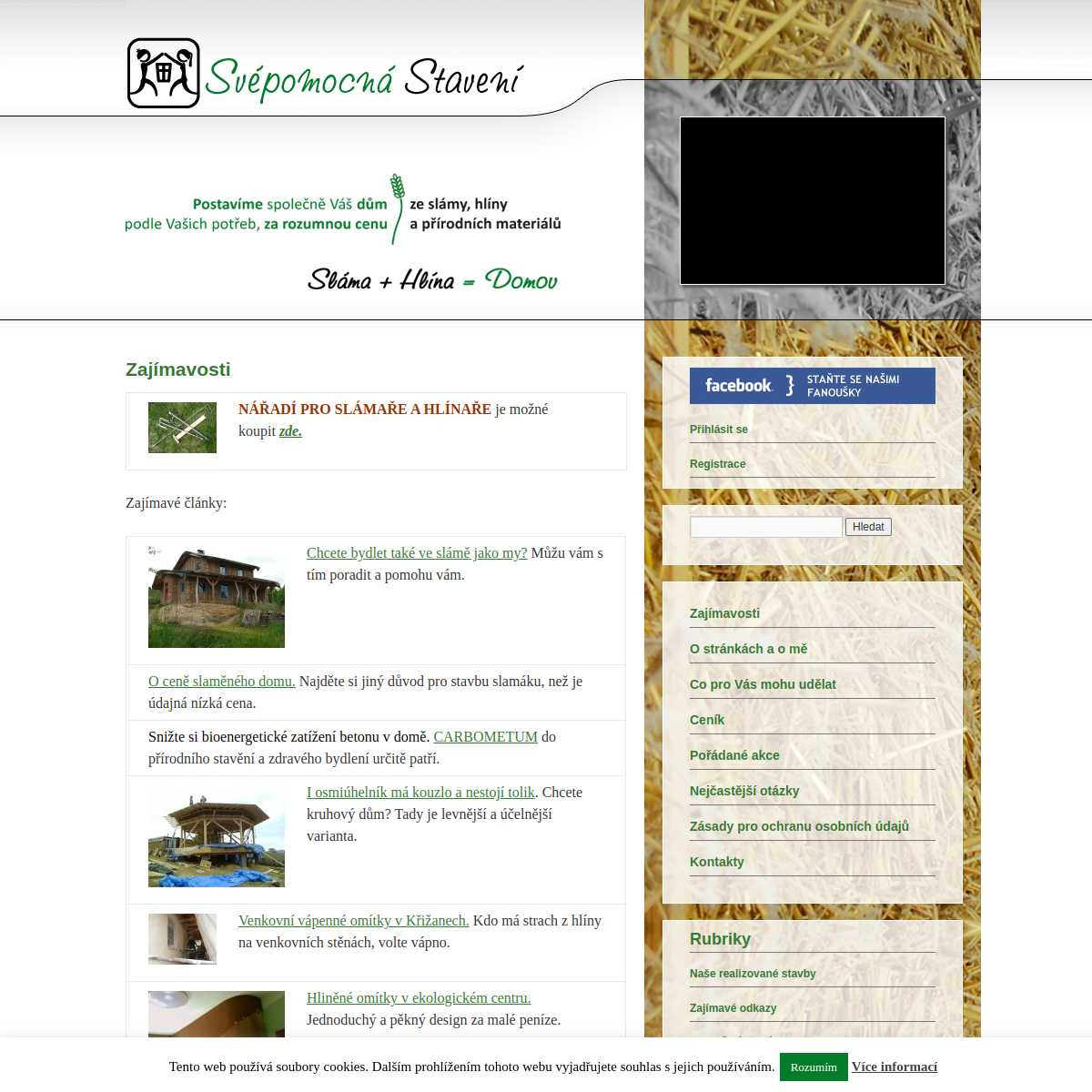 Jan Pospíšil - přírodní stavitelství website