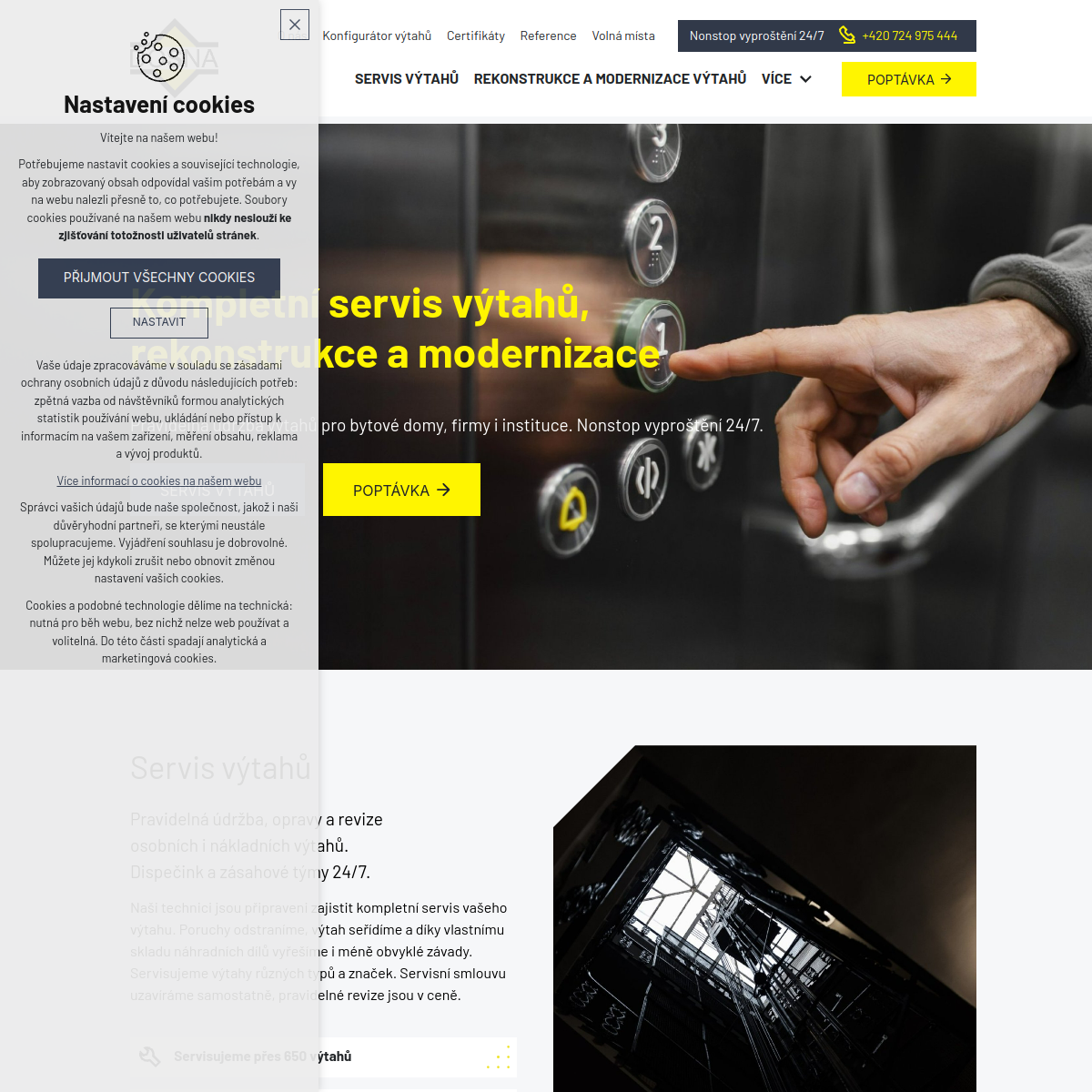 D O S N A, spol. s r.o. website