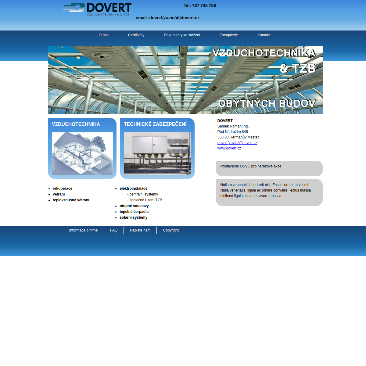 Dovert website