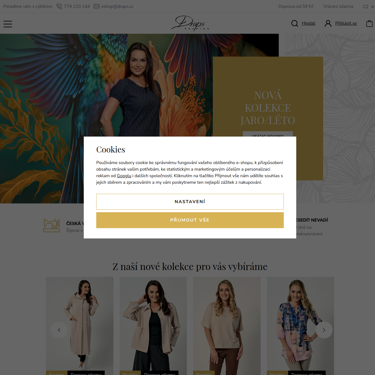 DRAPS s.r.o. website