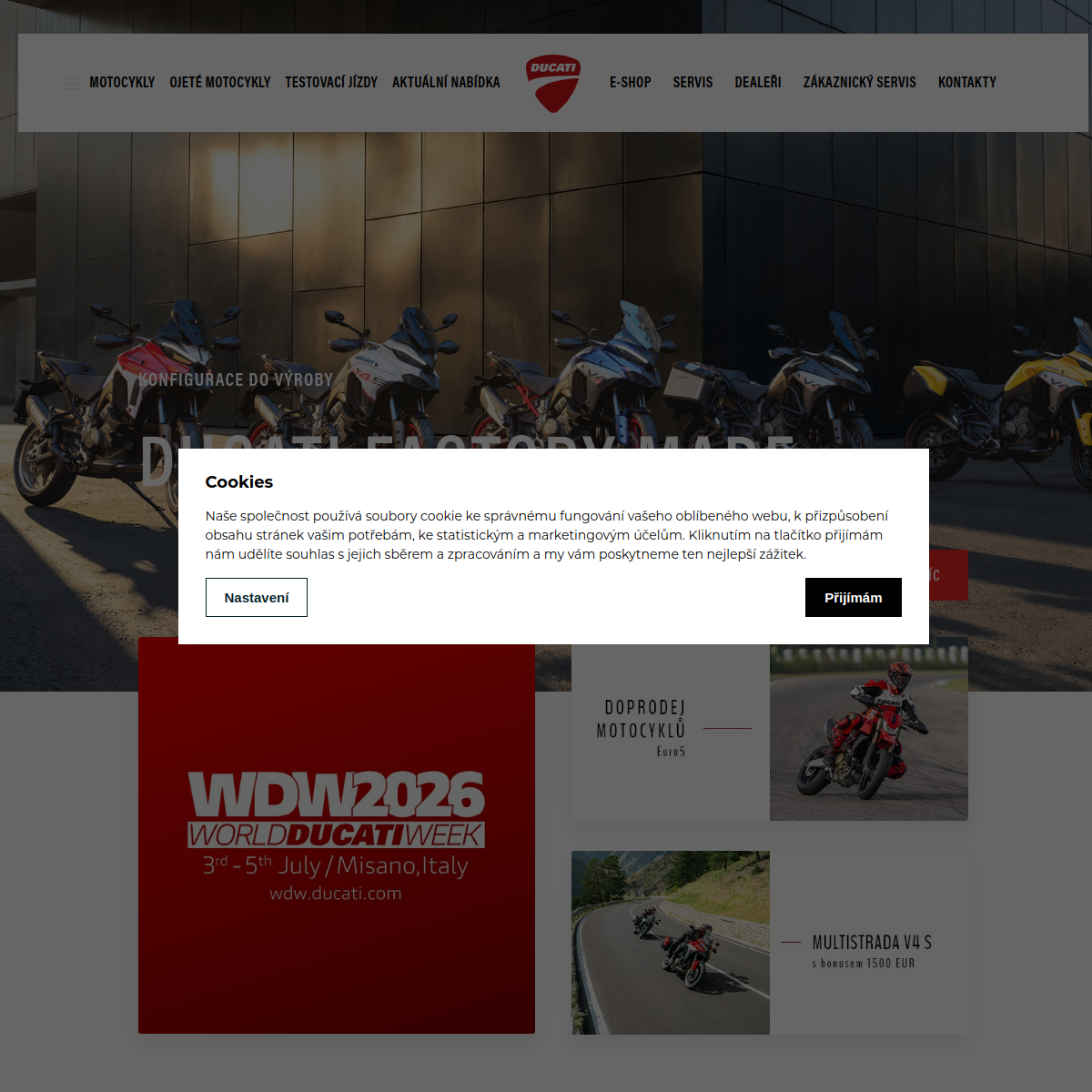 MOTO ITALIA s.r.o. website