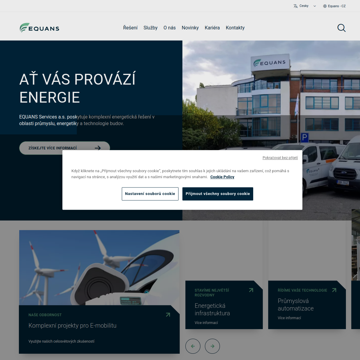 EGST, s.r.o. website