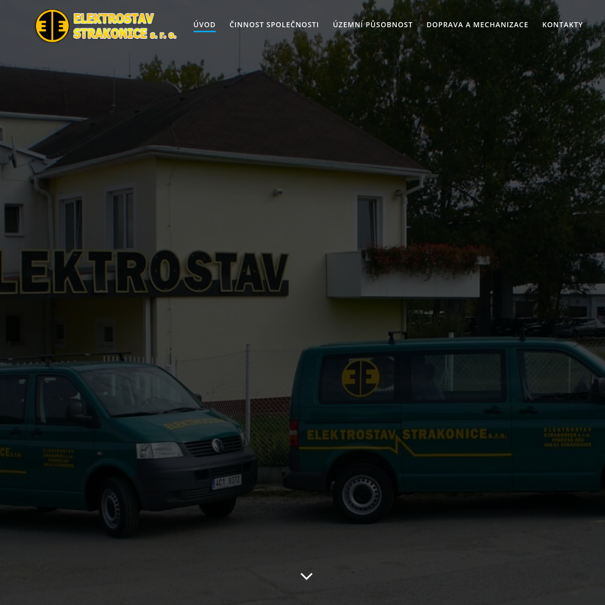 ELEKTROSTAV STRAKONICE, s.r.o. website